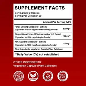 KIRKLAND Panax Ginseng & Ginkgo Biloba Capsules