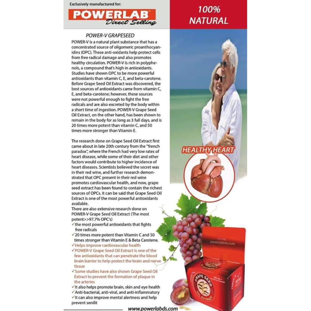 Powerlab Grape Seed Oil Extract - Image 5