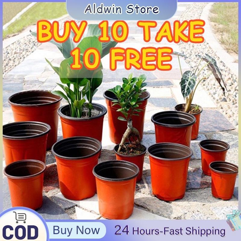 Plastic Flower Seedlings Nursery Supplies Planter Pot
