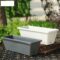 Planting vegetable basin rectangular long flower pot