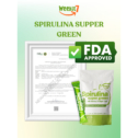 Organic Spirulina Powder Natural Nutritional Supplement with Barley for High Blood Pressure