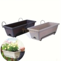 Planting vegetable basin rectangular long flower pot