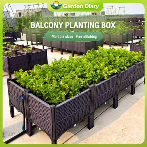 Balcony planting box