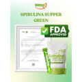 Organic Spirulina Powder Natural Nutritional Supplement with Barley for High Blood Pressure
