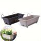 Planting vegetable basin rectangular long flower pot
